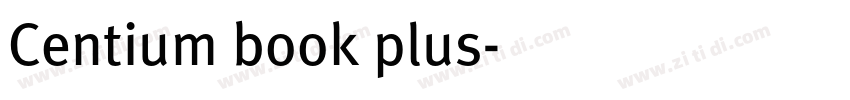 Centium book plus字体转换
